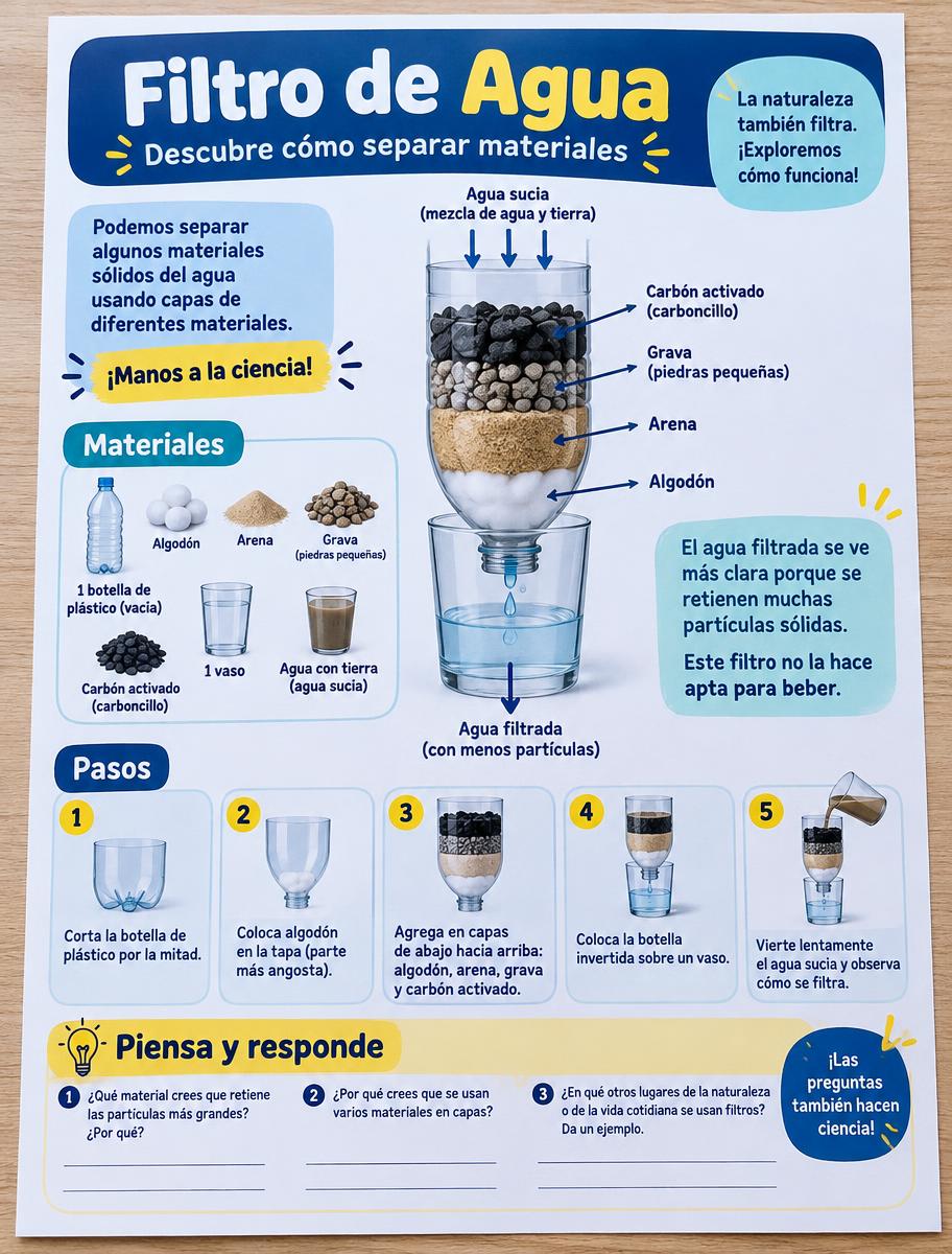 Muestra ilustrativa: Filtro de Agua